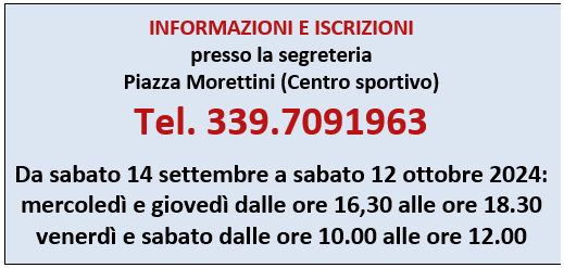 orari iscrizione 2024 25